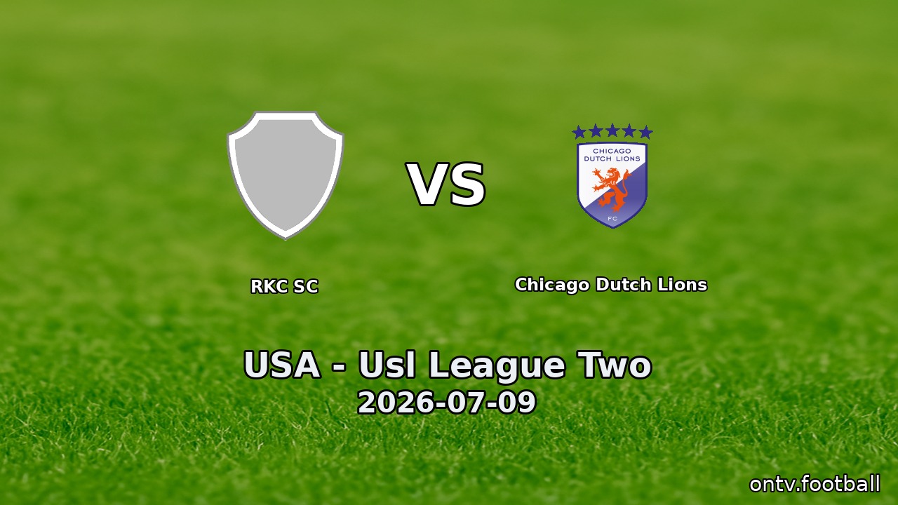 RKC SC vs Chicago Dutch Lions