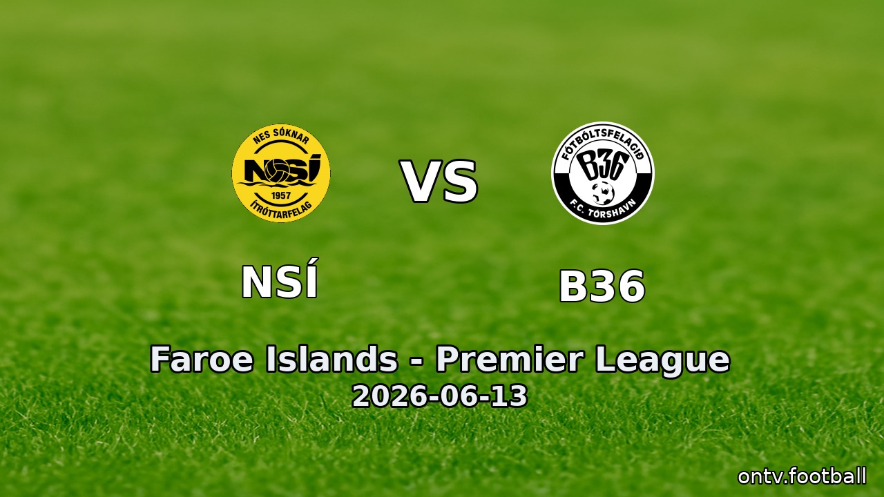 NSÍ vs B36