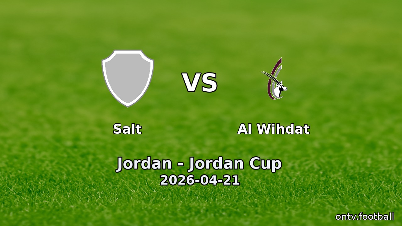 Salt vs Al Wihdat