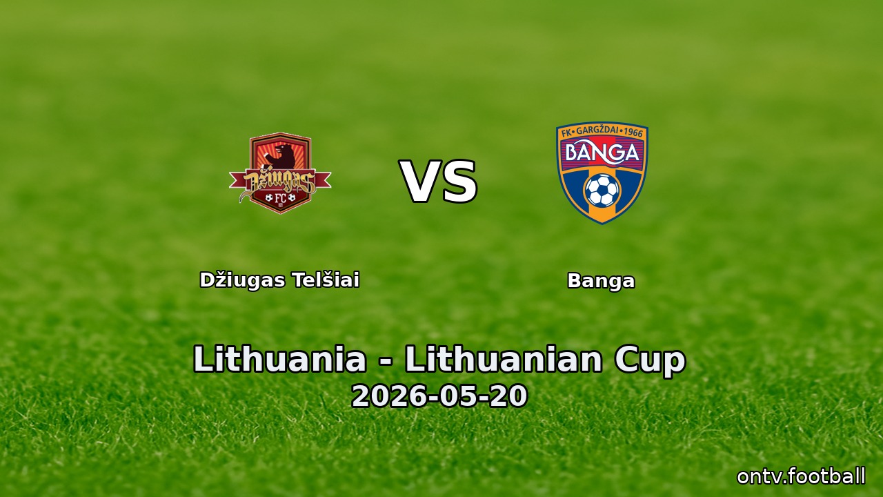 Džiugas Telšiai vs Banga