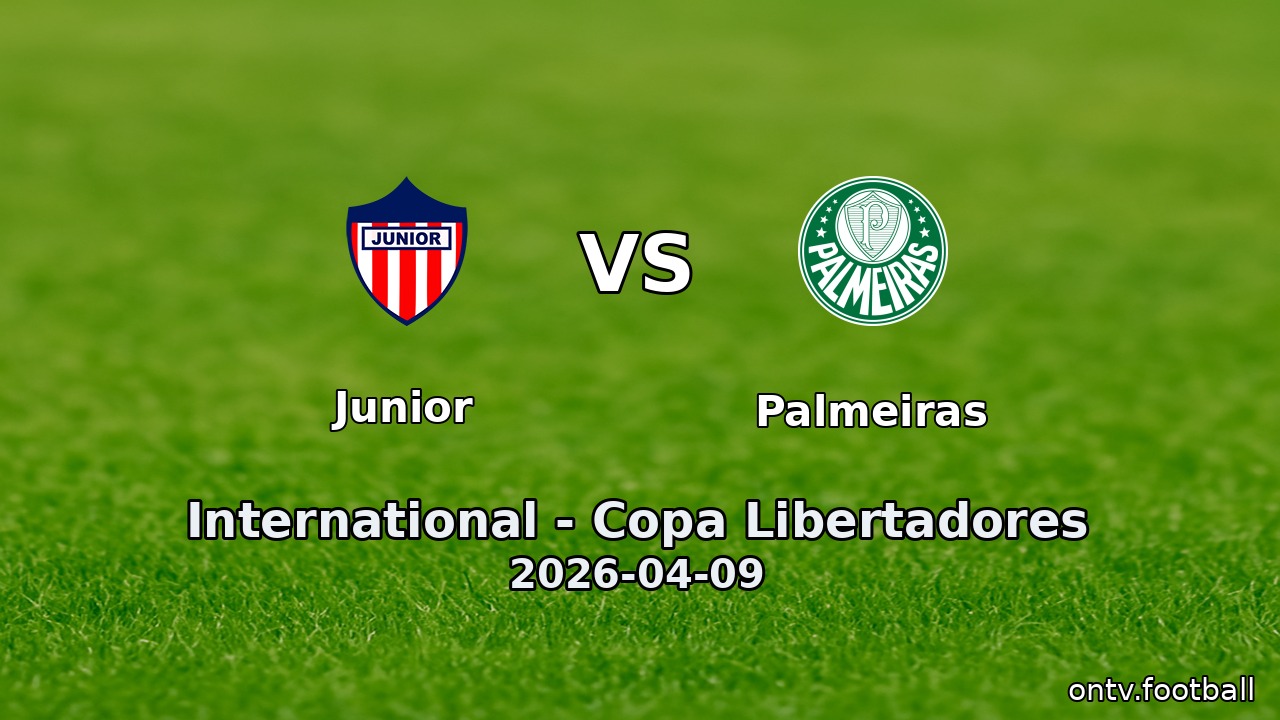 Junior vs Palmeiras