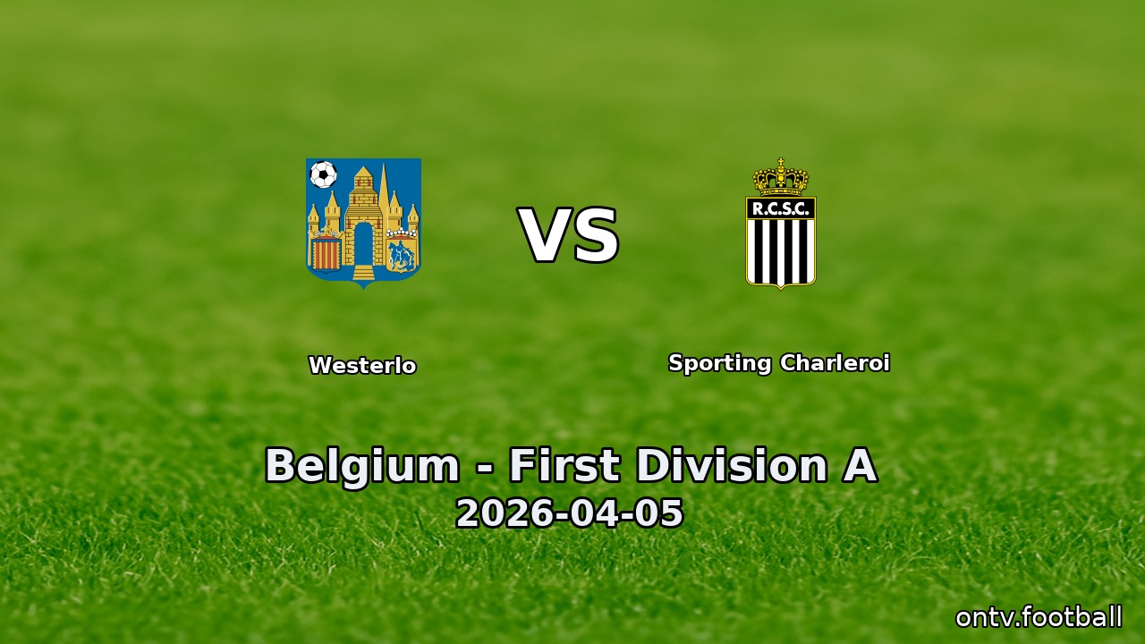 Westerlo vs Sporting Charleroi