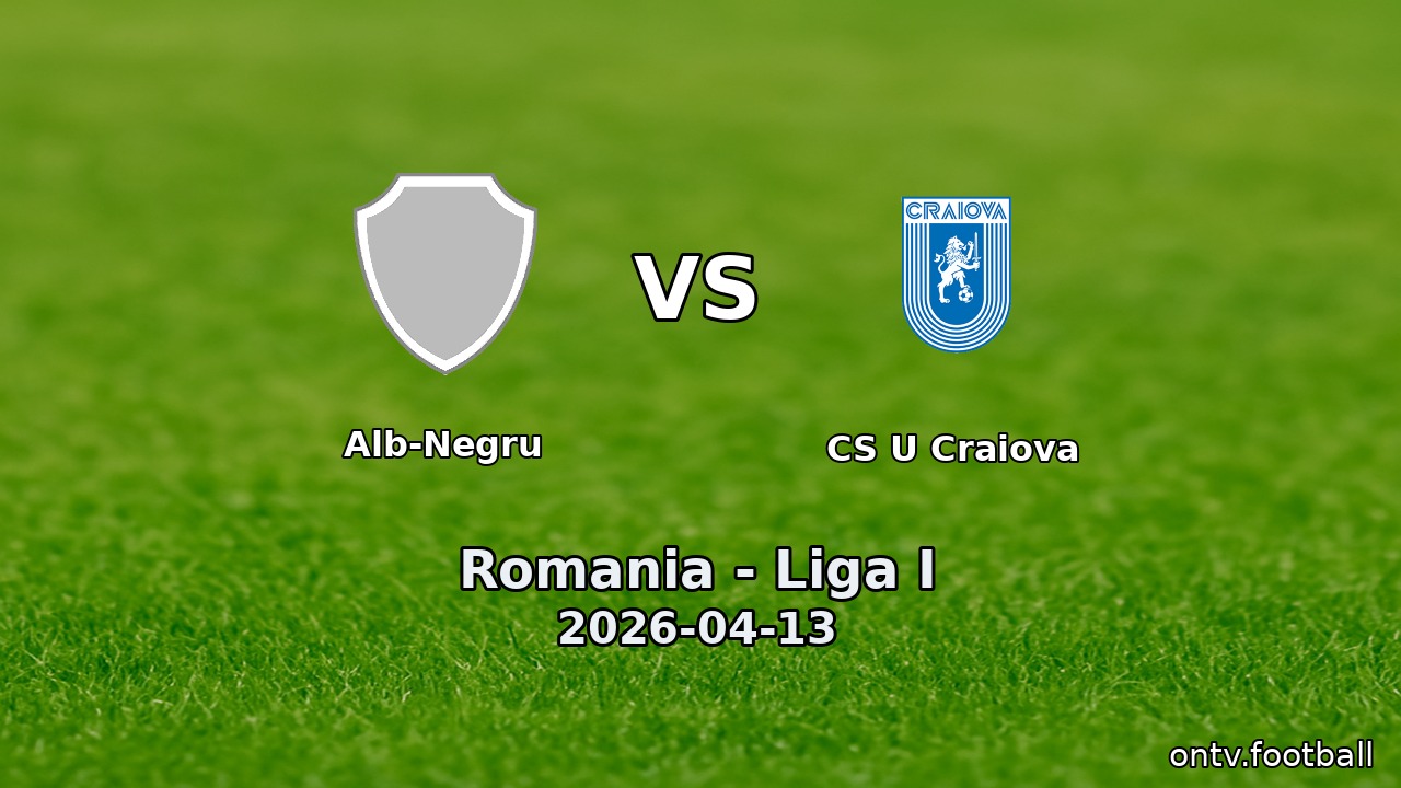 Alb-Negru vs CS U Craiova