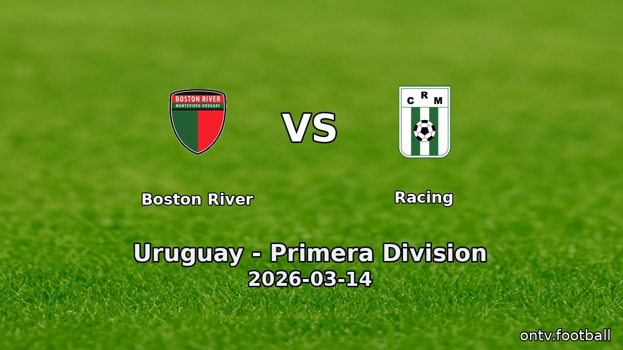 Boston River vs Racing