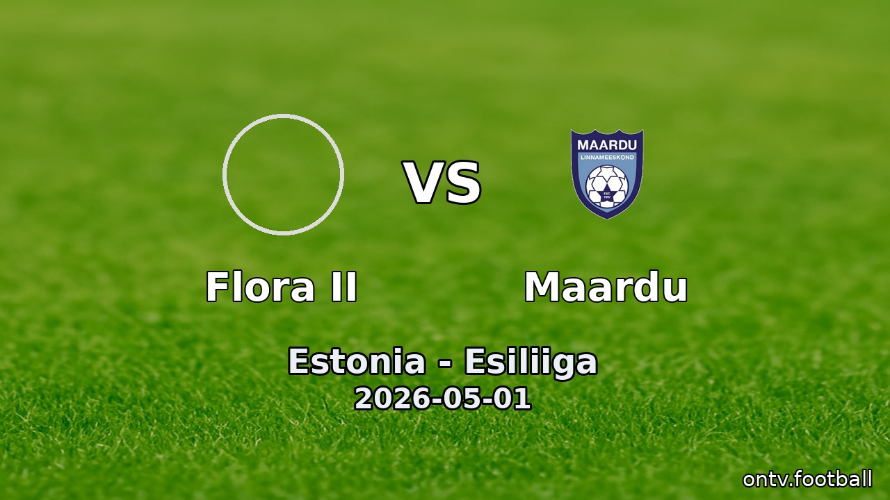 Flora II vs Maardu