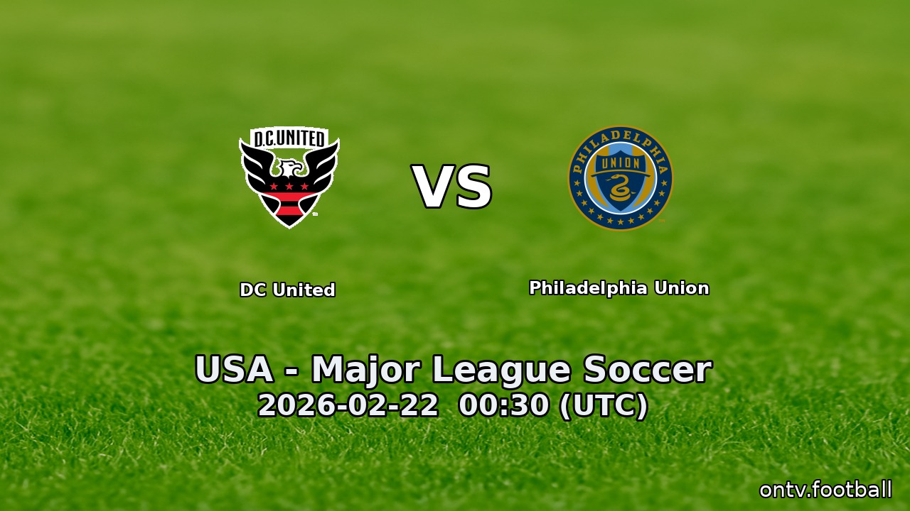 DC United vs Philadelphia Union