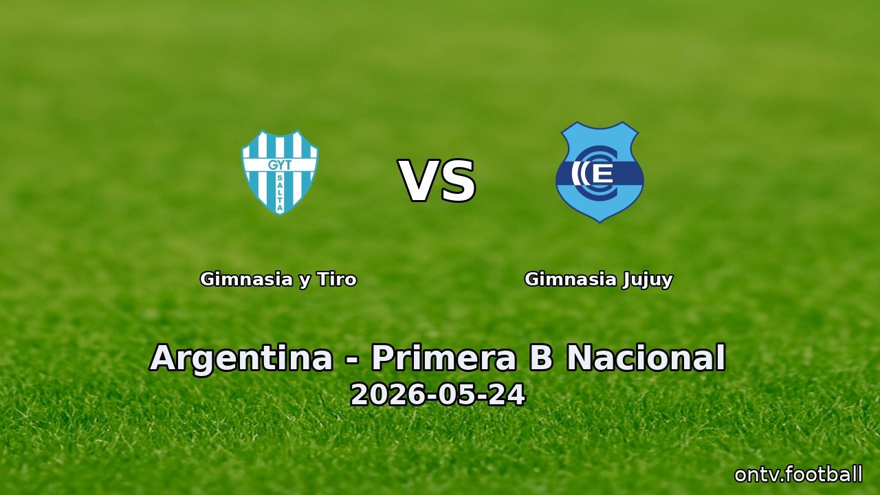 Gimnasia y Tiro vs Gimnasia Jujuy
