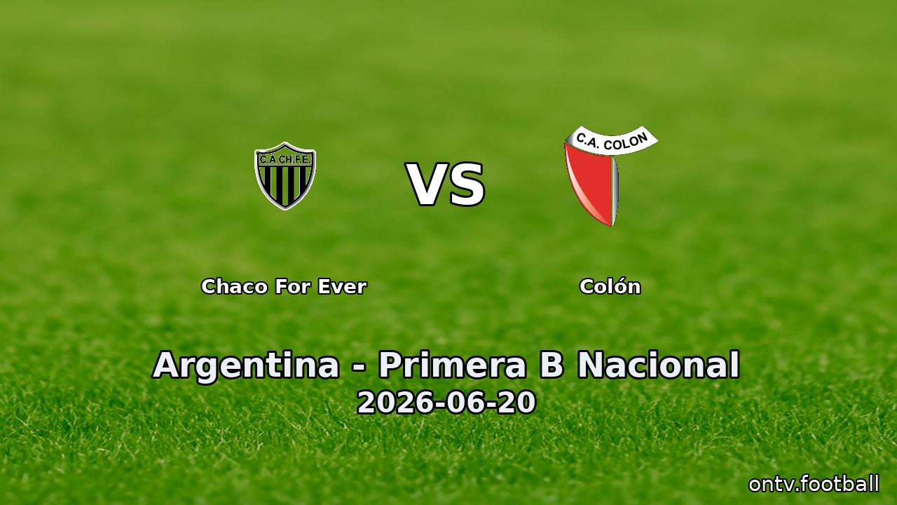 Chaco For Ever vs Colón