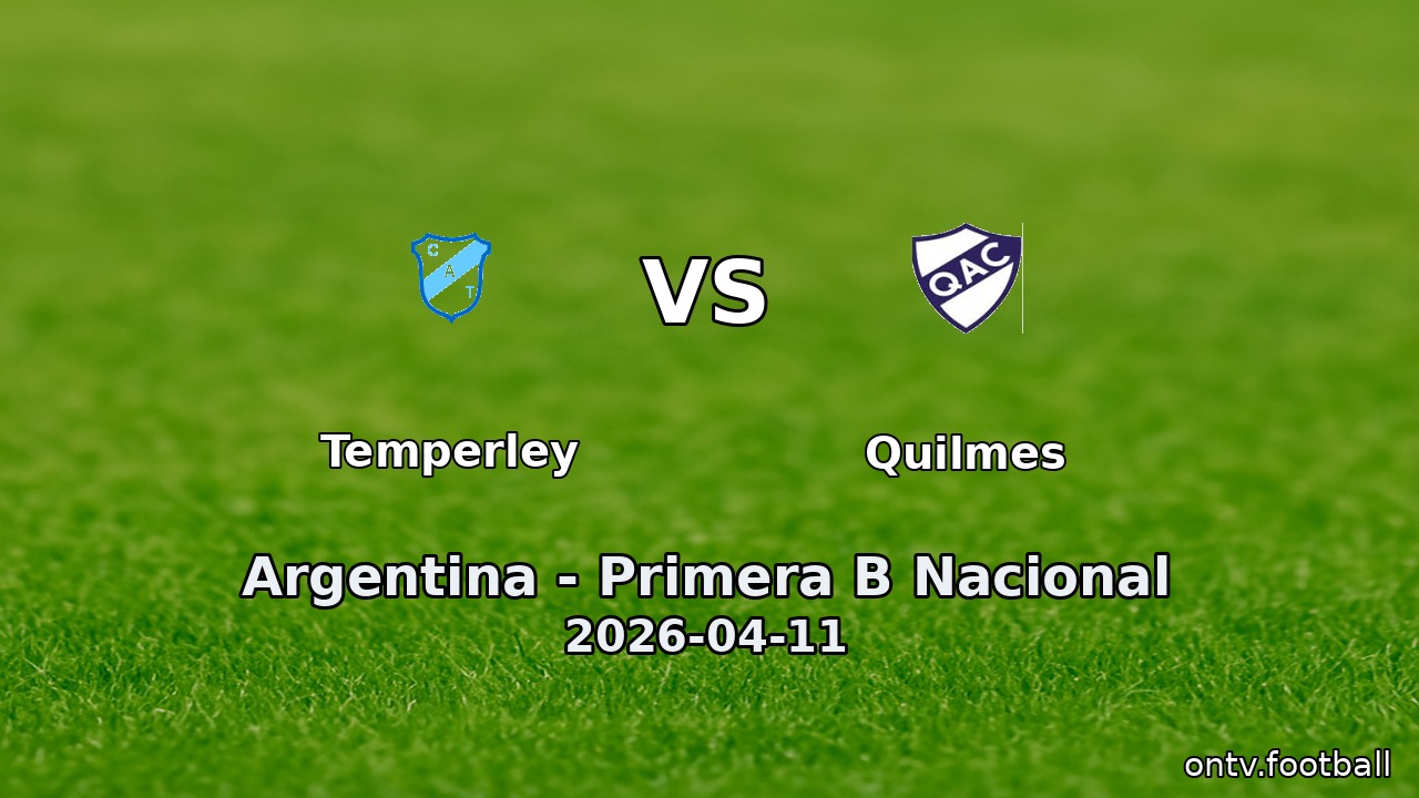 Temperley vs Quilmes
