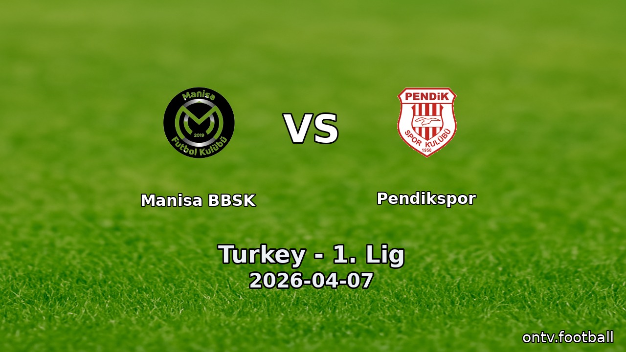Manisa BBSK vs Pendikspor