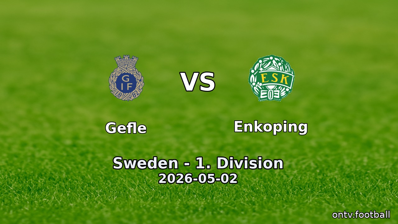 Gefle vs Enkoping
