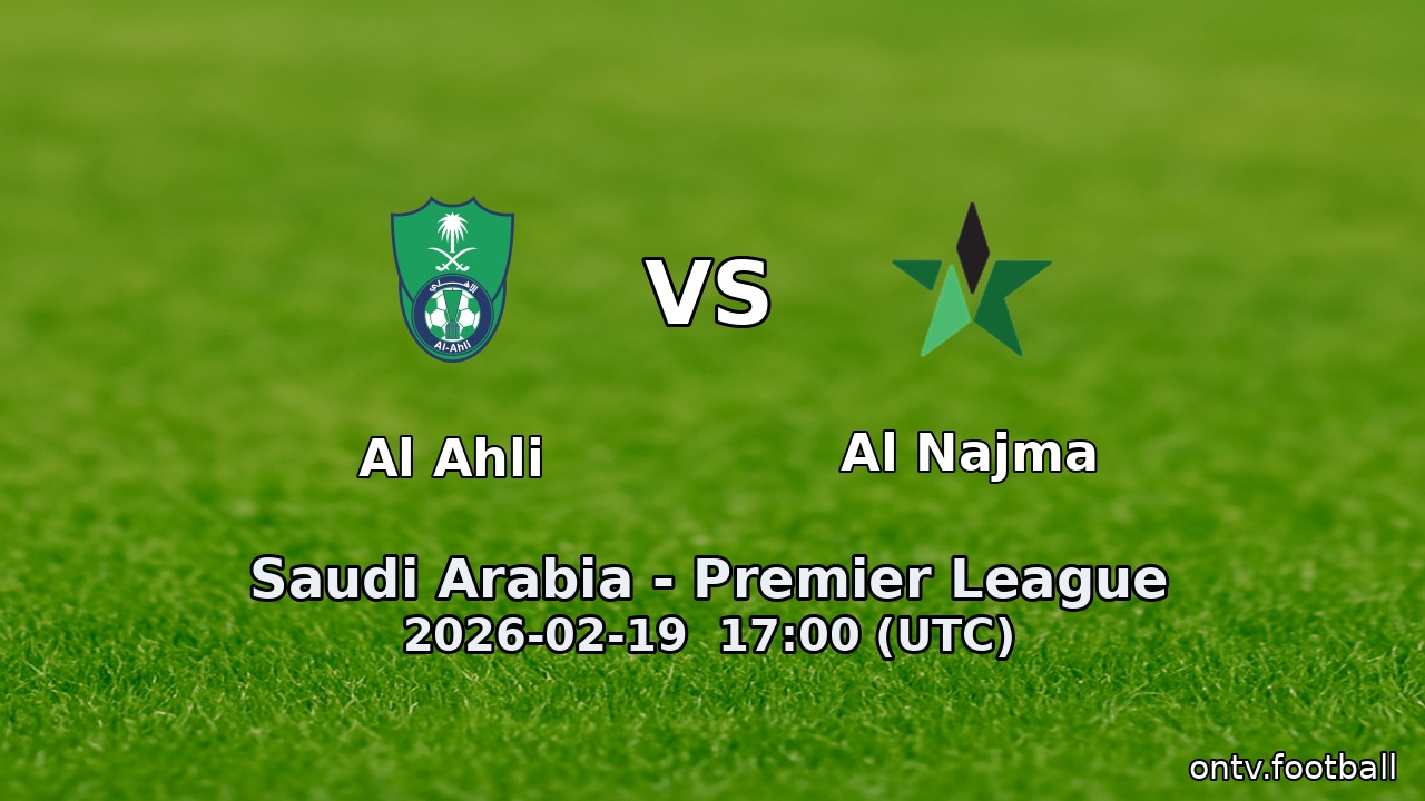 Al Ahli vs Al Najma