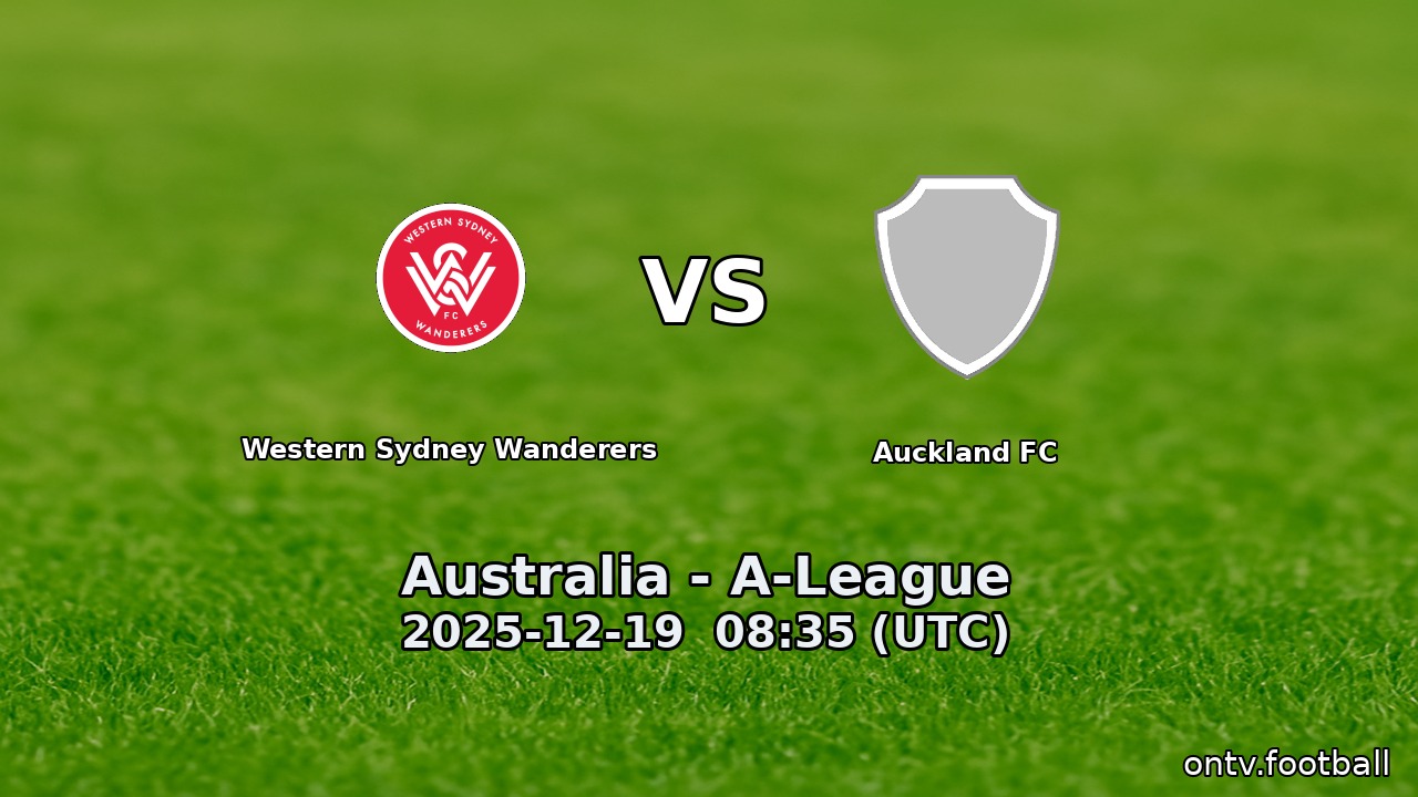 Western Sydney Wanderers vs Auckland FC