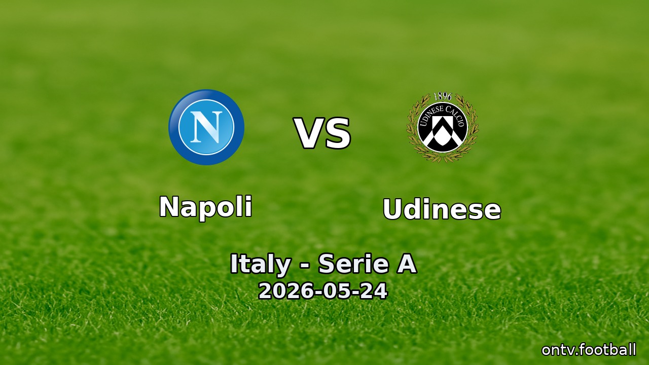 Napoli vs Udinese