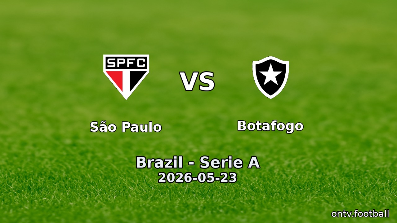 São Paulo vs Botafogo