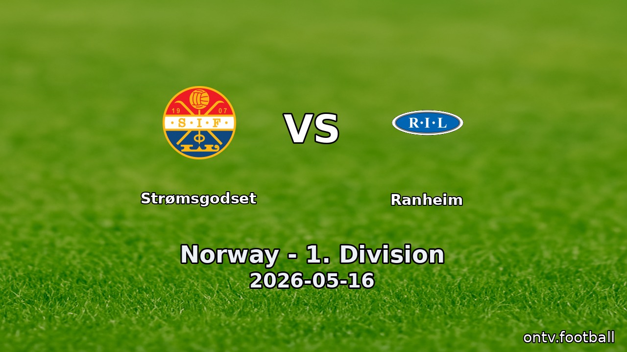 Strømsgodset vs Ranheim