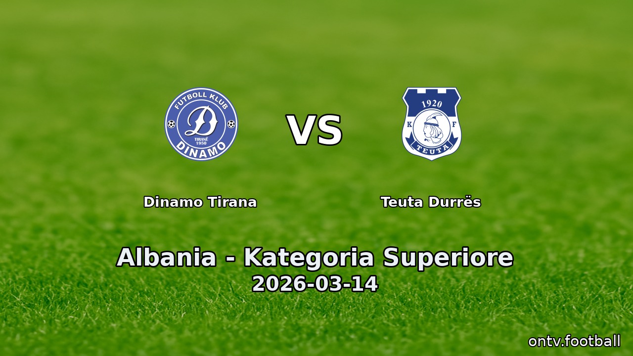 Dinamo Tirana vs Teuta Durrës