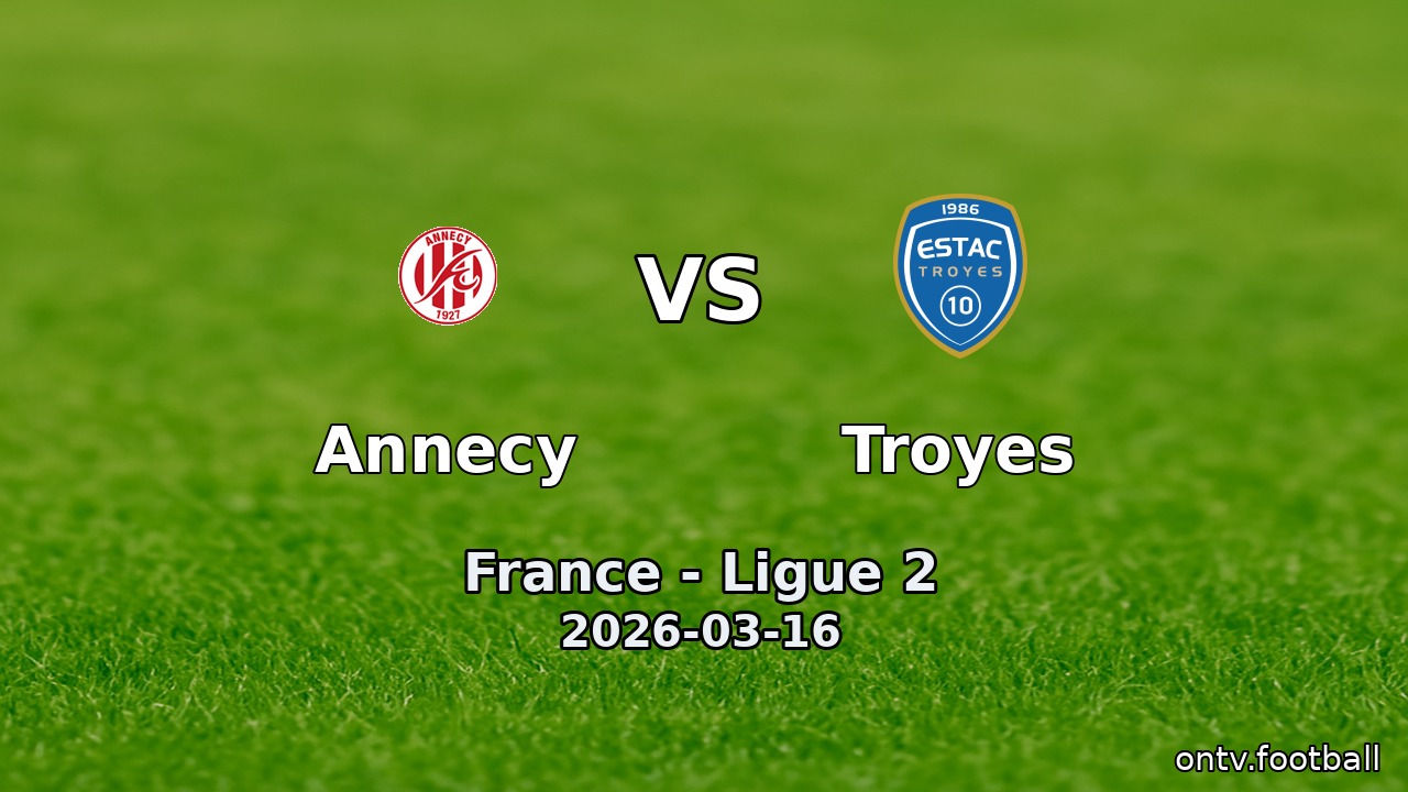 Annecy vs Troyes
