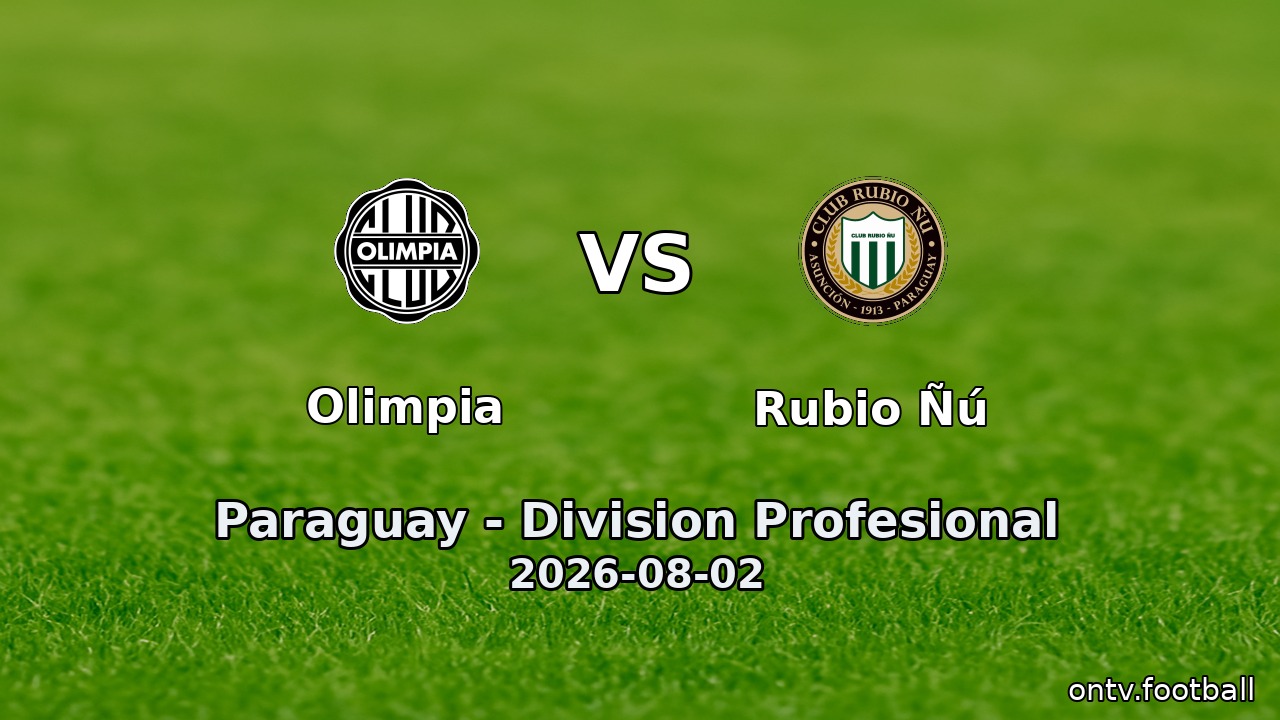 Olimpia vs Rubio Ñú