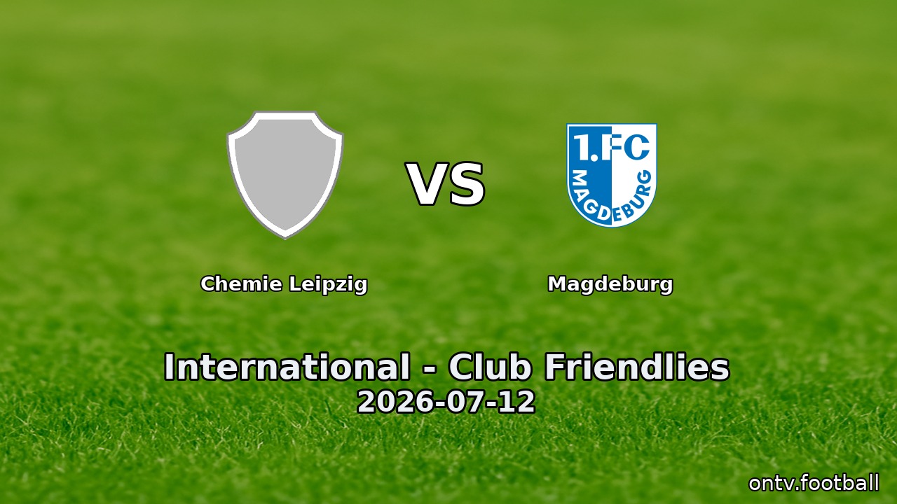 Chemie Leipzig vs Magdeburg