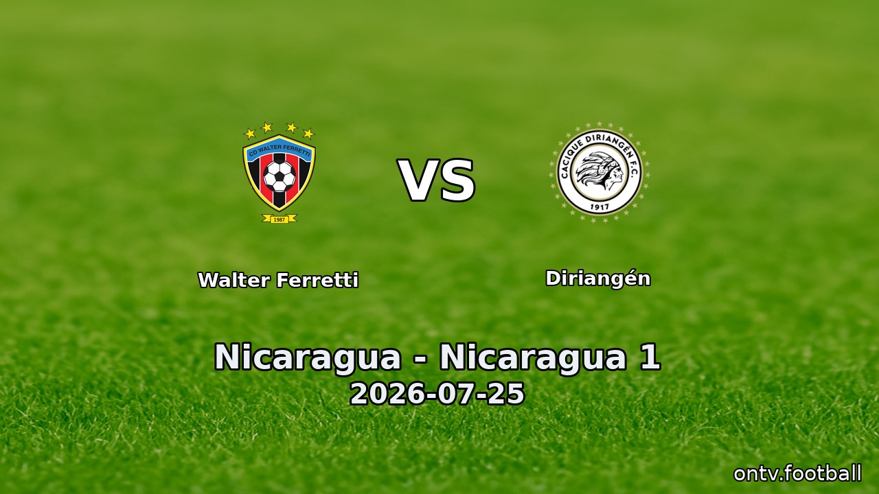 Walter Ferretti vs Diriangén