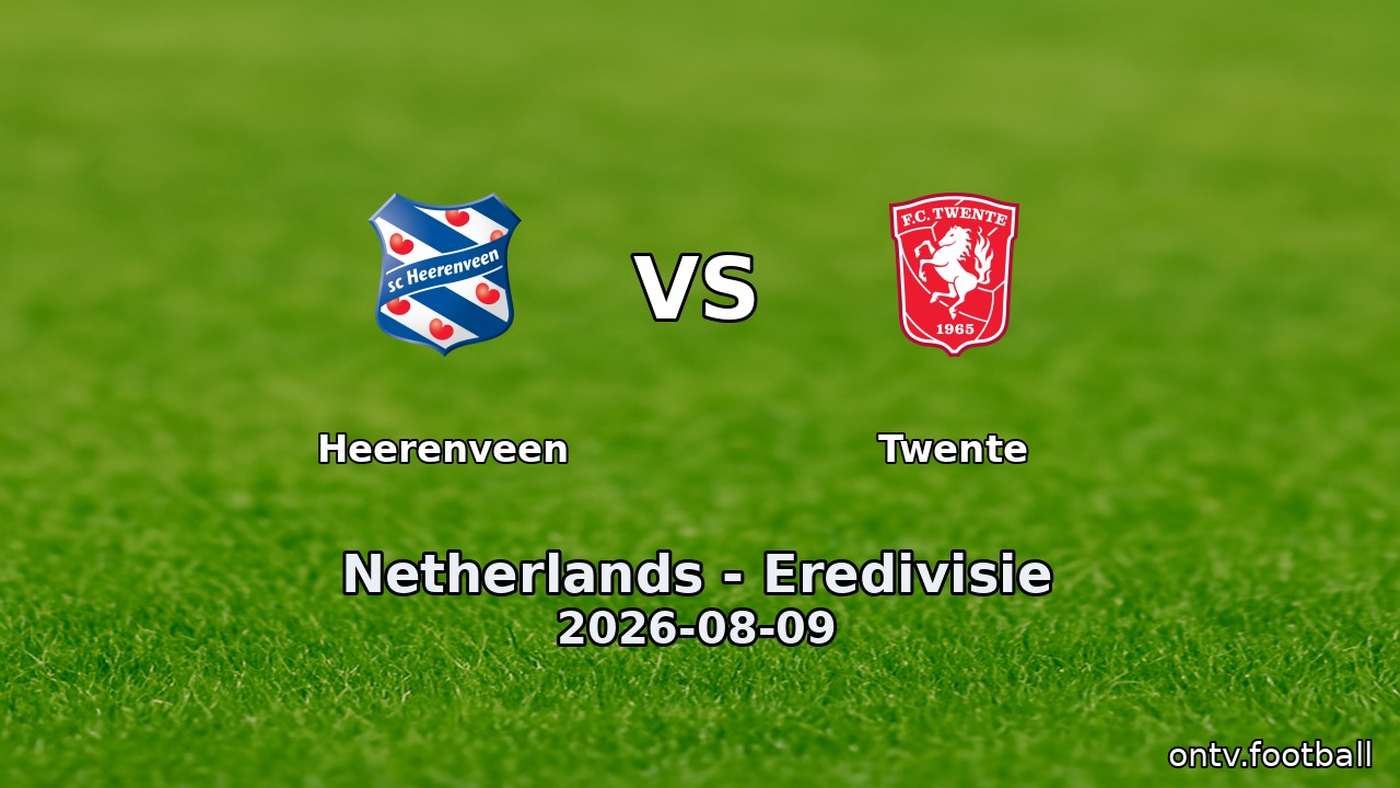 Heerenveen vs Twente
