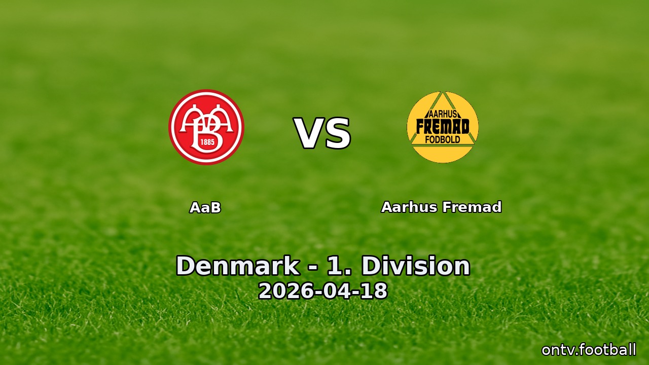 AaB vs Aarhus Fremad