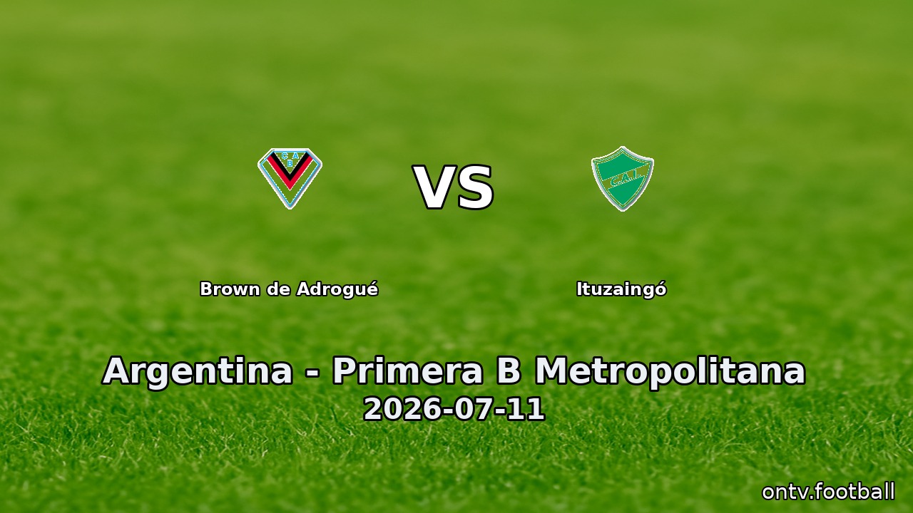 Brown de Adrogué vs Ituzaingó