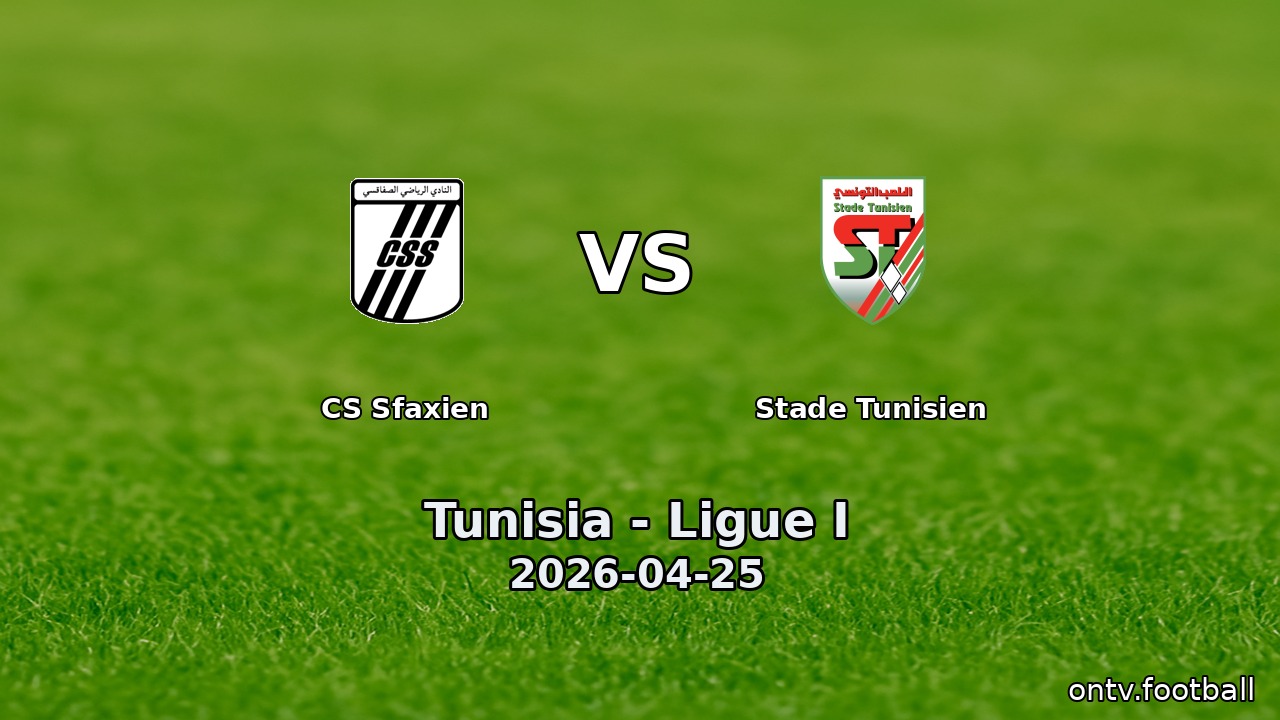 CS Sfaxien vs Stade Tunisien