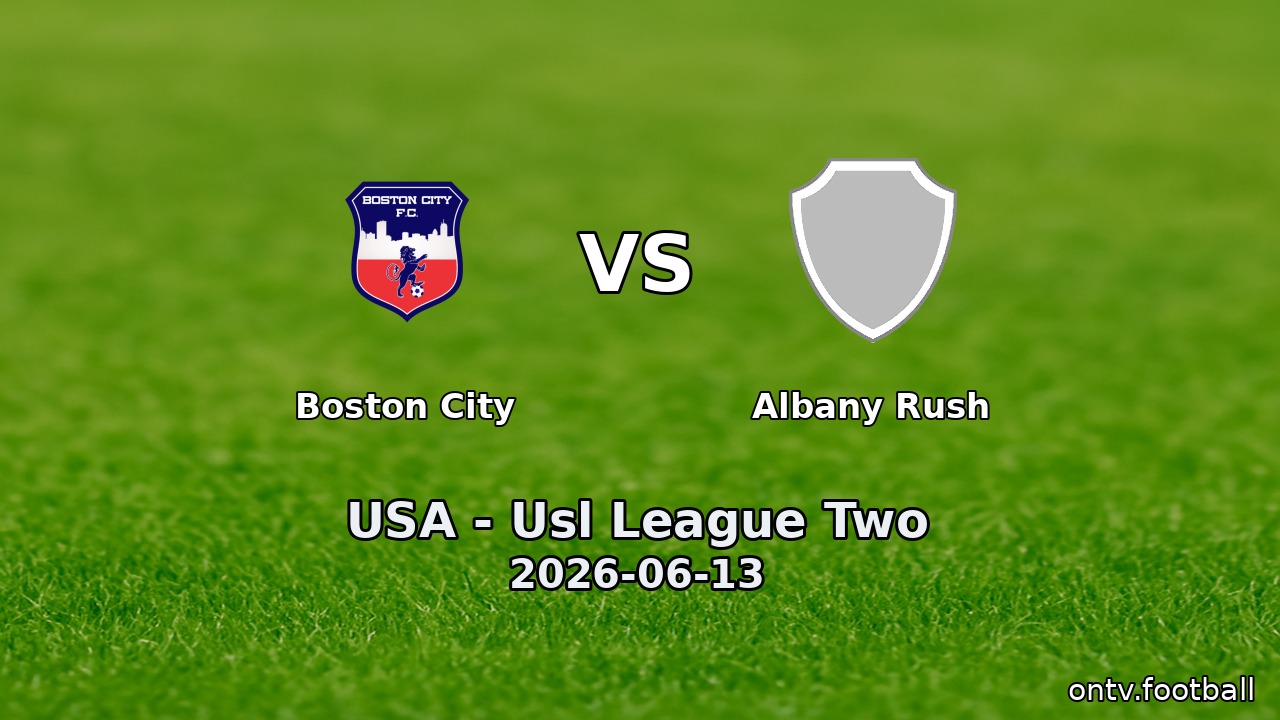 Boston City vs Albany Rush