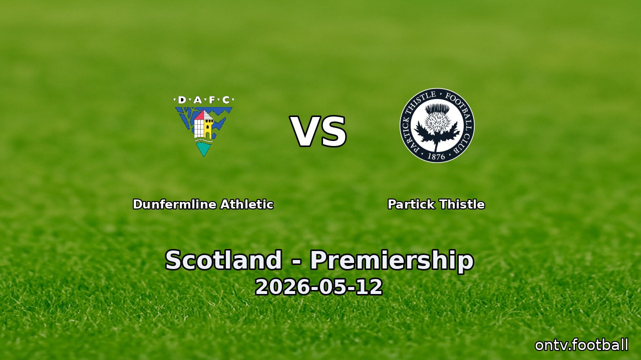 Dunfermline Athletic vs Partick Thistle
