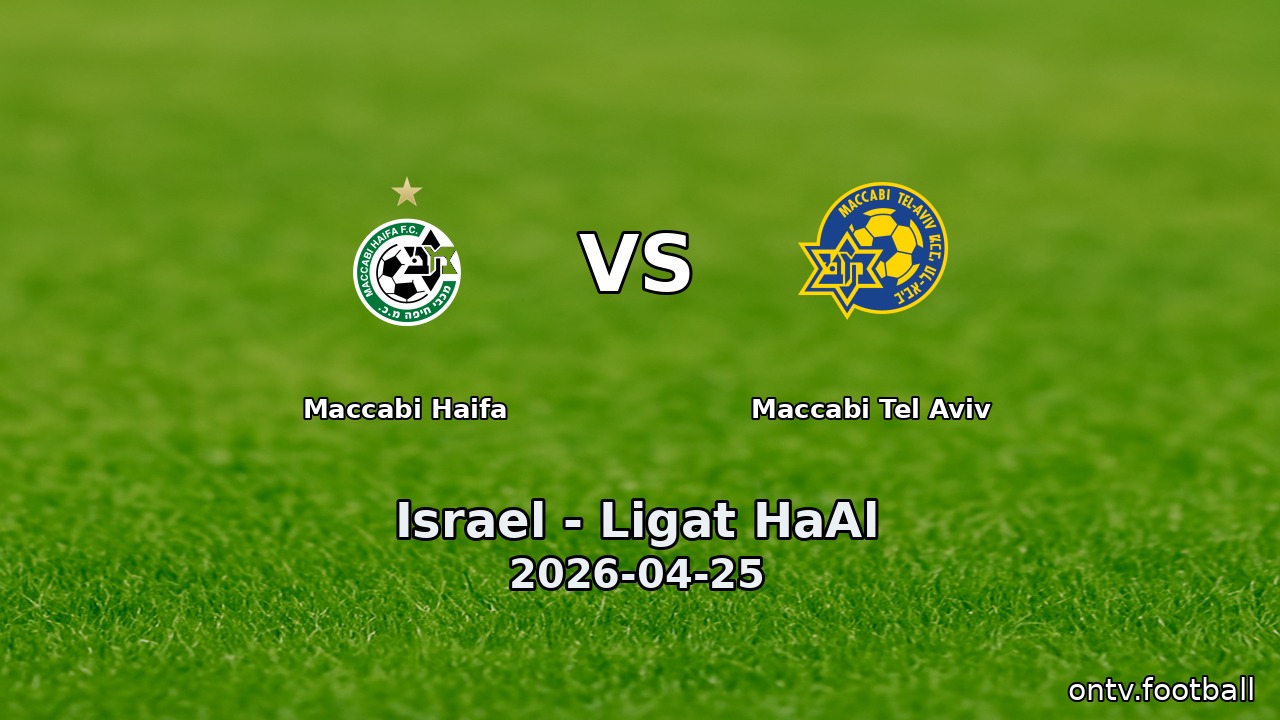 Maccabi Haifa vs Maccabi Tel Aviv