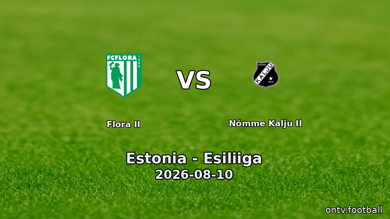 Flora II vs Nõmme Kalju II