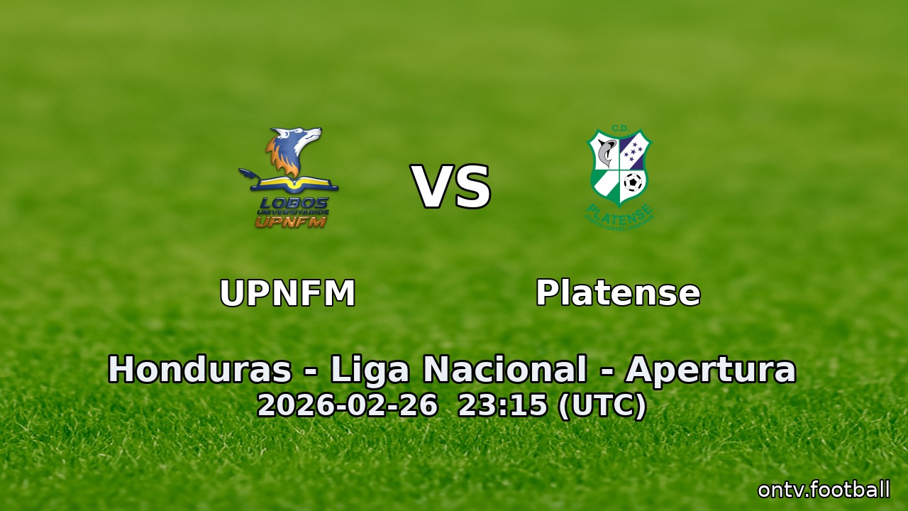 UPNFM vs Platense