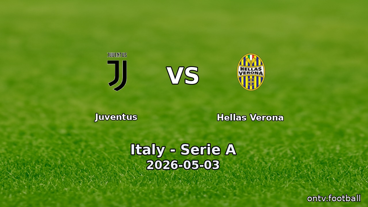 Juventus vs Hellas Verona