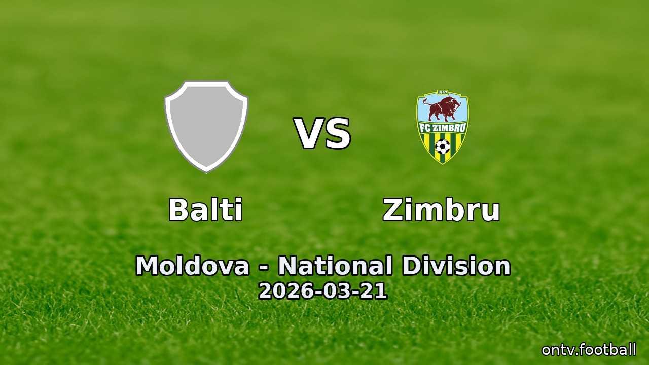 Balti vs Zimbru