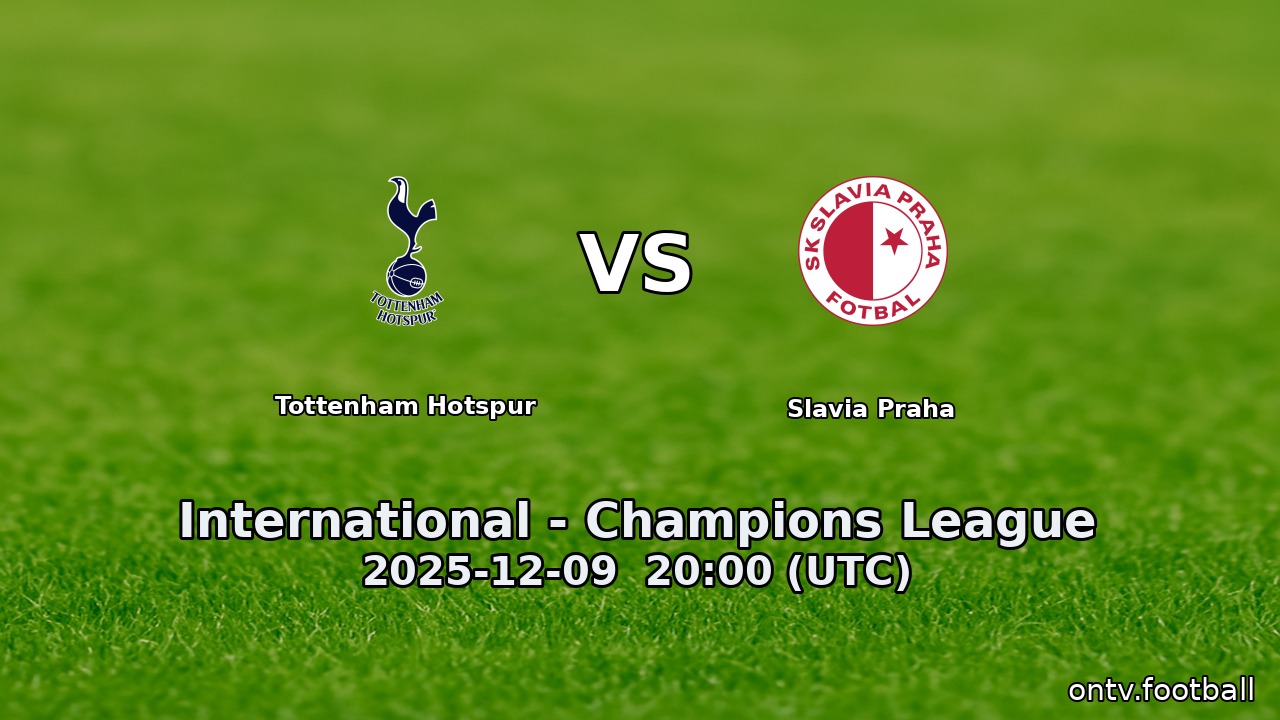Tottenham Hotspur vs Slavia Praha