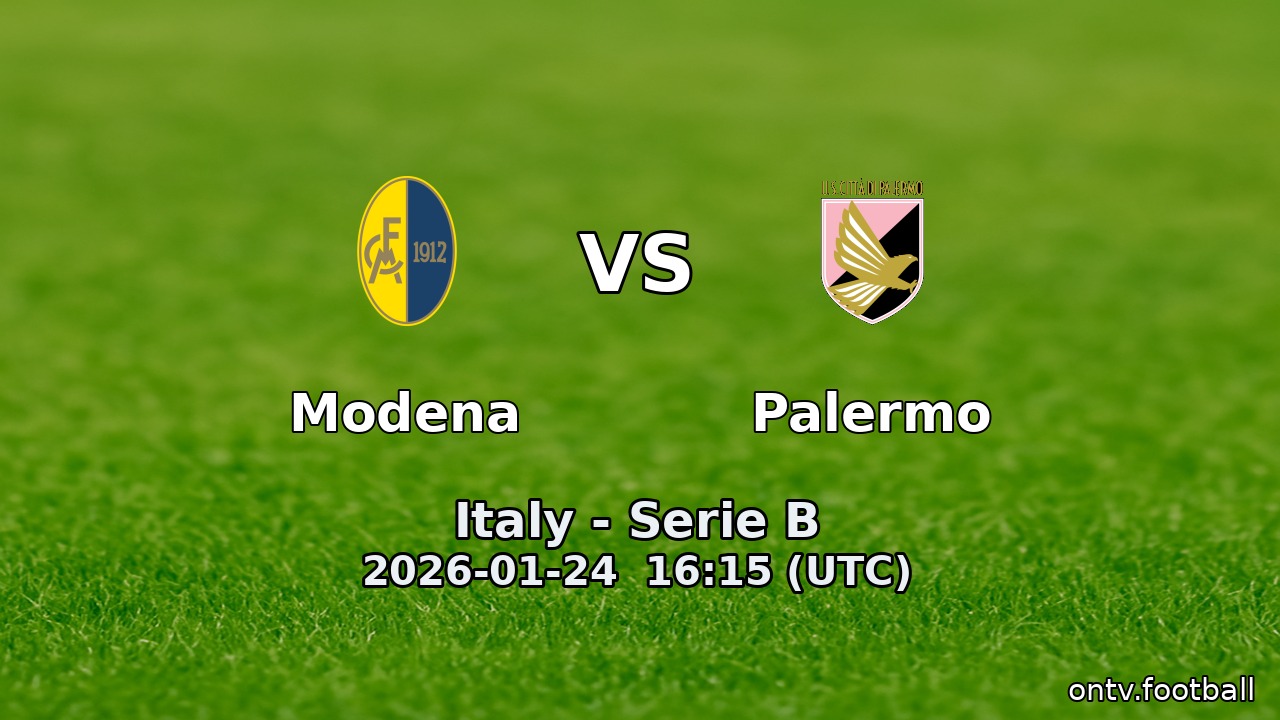 Modena vs Palermo