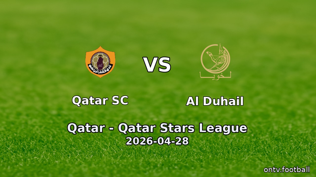 Qatar SC vs Al Duhail