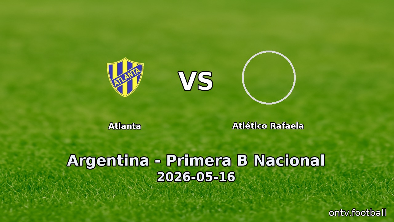 Atlanta vs Atlético Rafaela