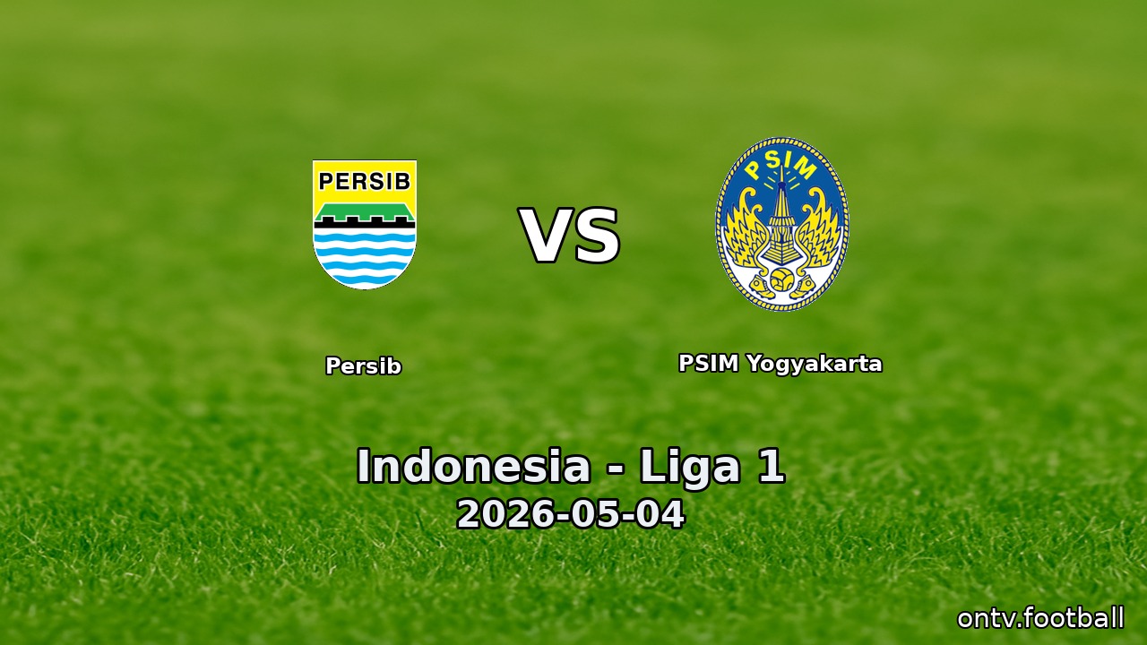 Persib vs PSIM Yogyakarta