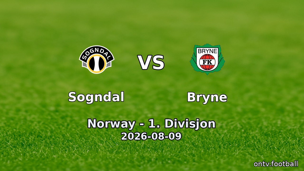Sogndal vs Bryne