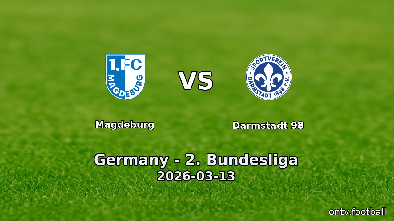 Magdeburg vs Darmstadt 98