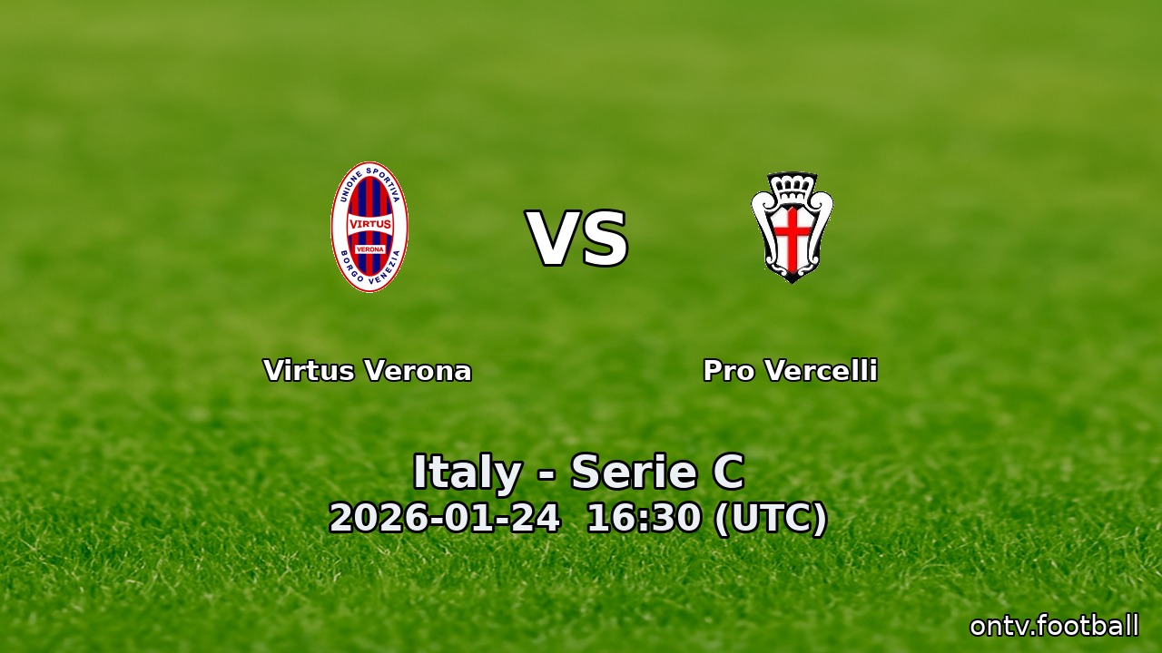 Virtus Verona vs Pro Vercelli