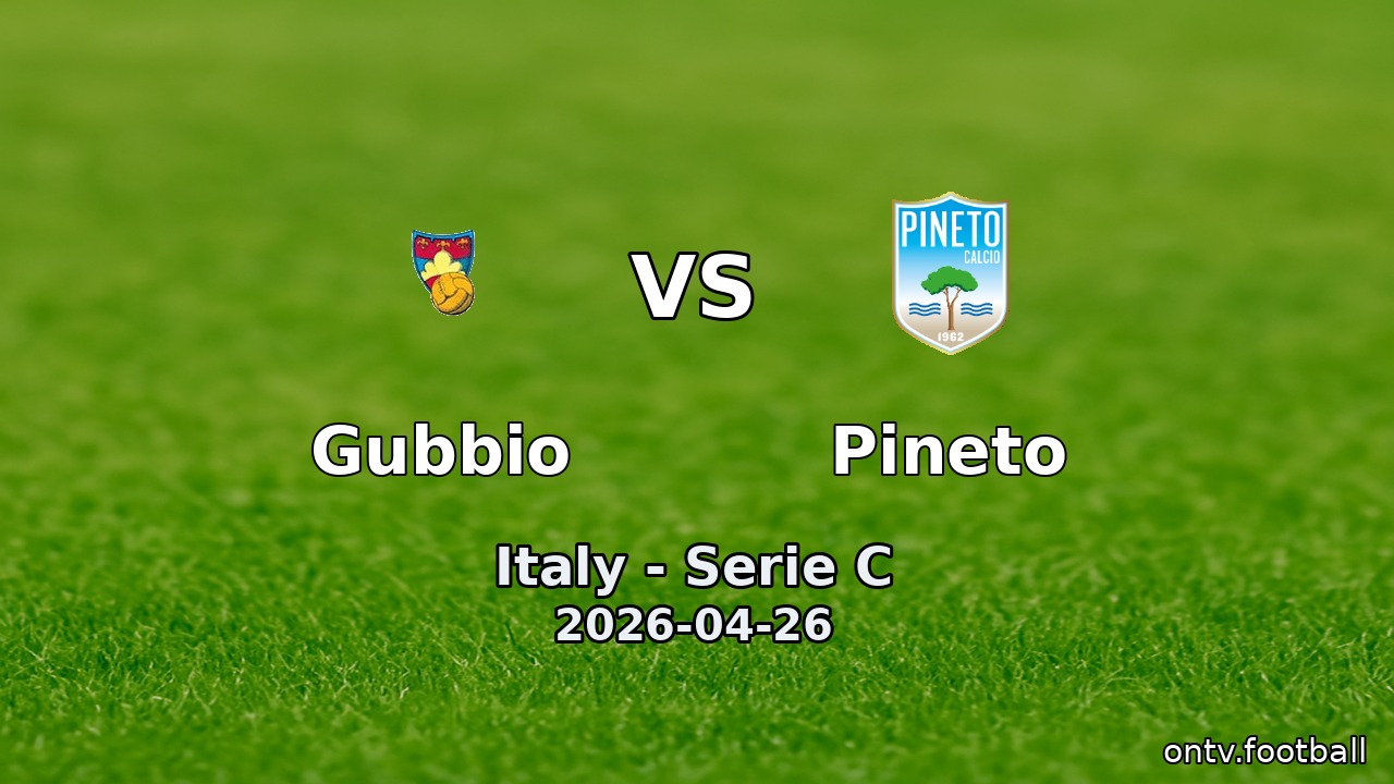 Gubbio vs Pineto