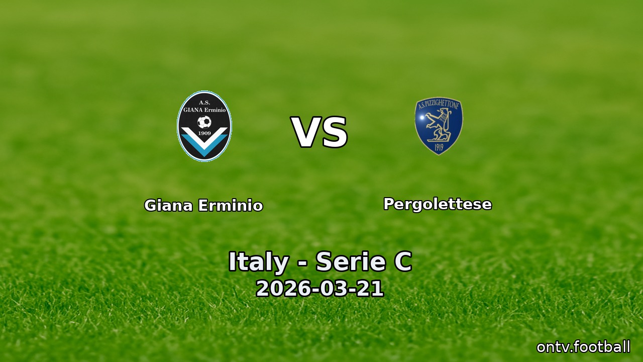 Giana Erminio vs Pergolettese