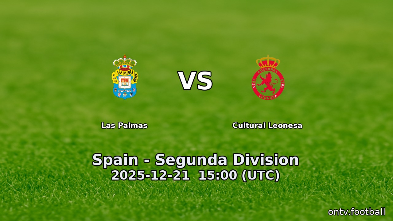 Las Palmas vs Cultural Leonesa