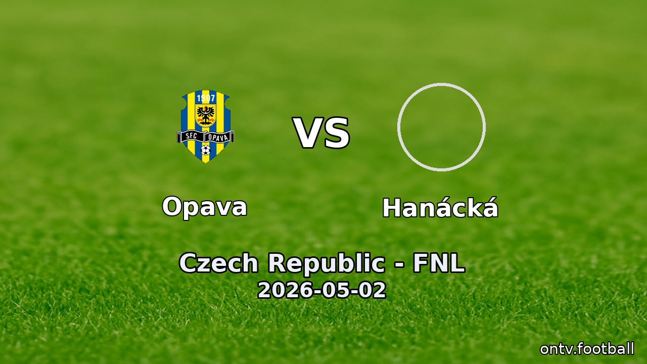 Opava vs Hanácká
