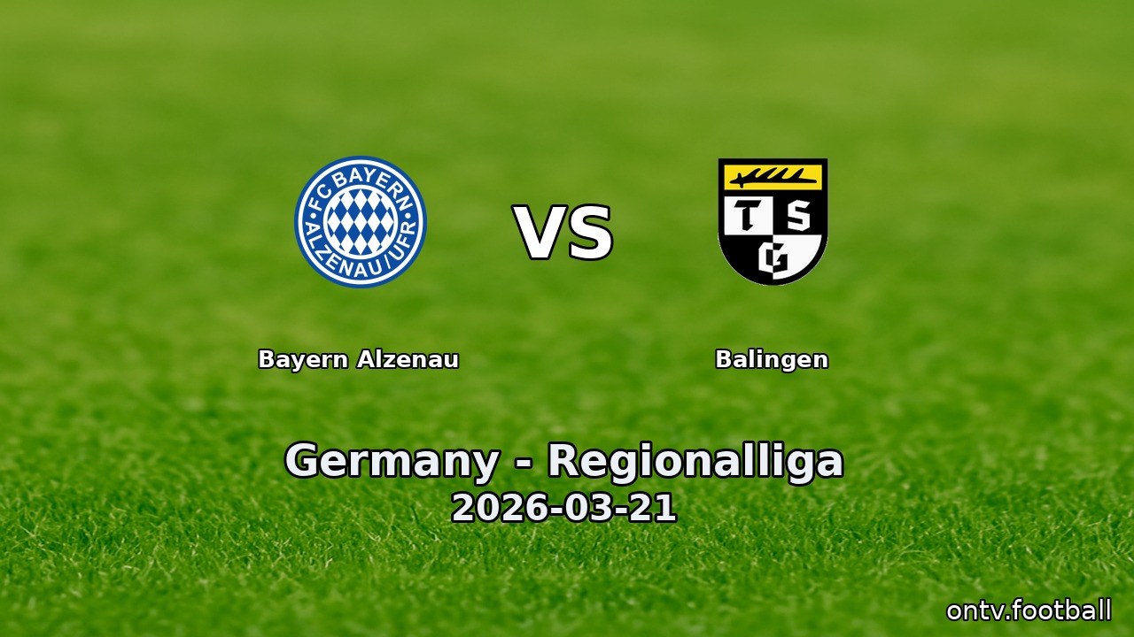 Bayern Alzenau vs Balingen