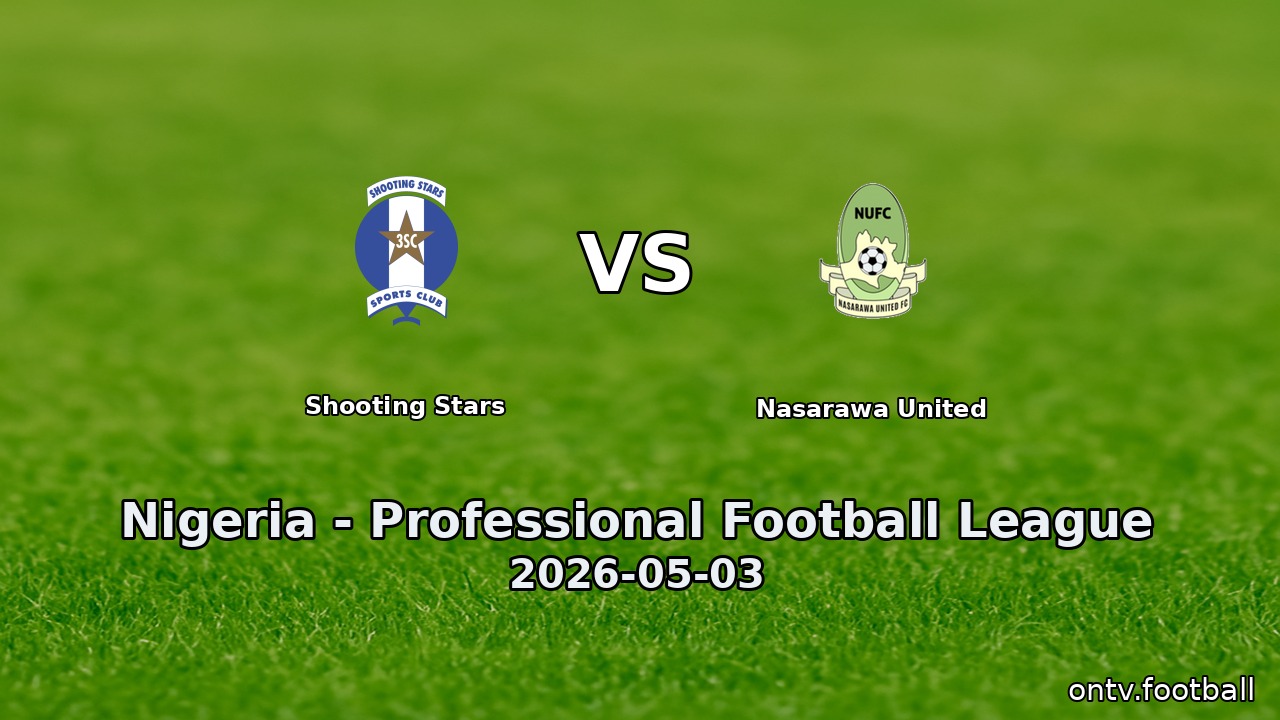 Shooting Stars vs Nasarawa United